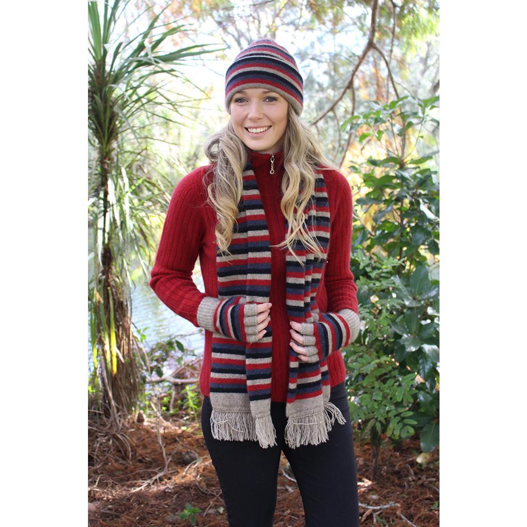 image of 9951 Multi Striped Scarf