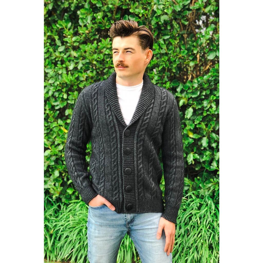 image of 9810 Men's Cable Button Jacket