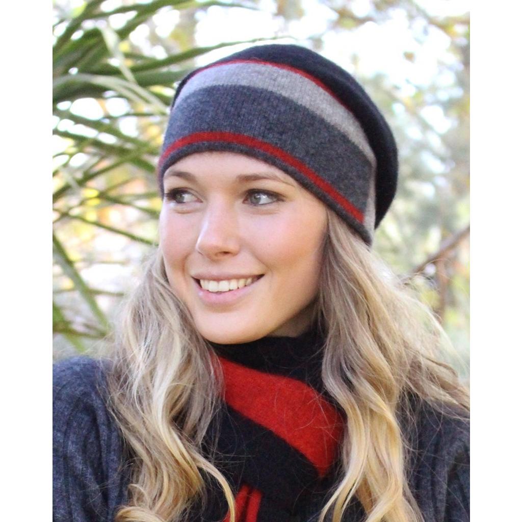 image of 9892 Accent Stripe Beanie